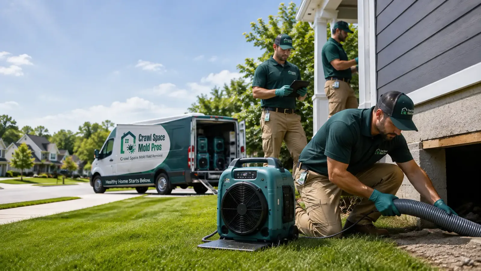 Crawl Space Mold Removal in Odessa, MO